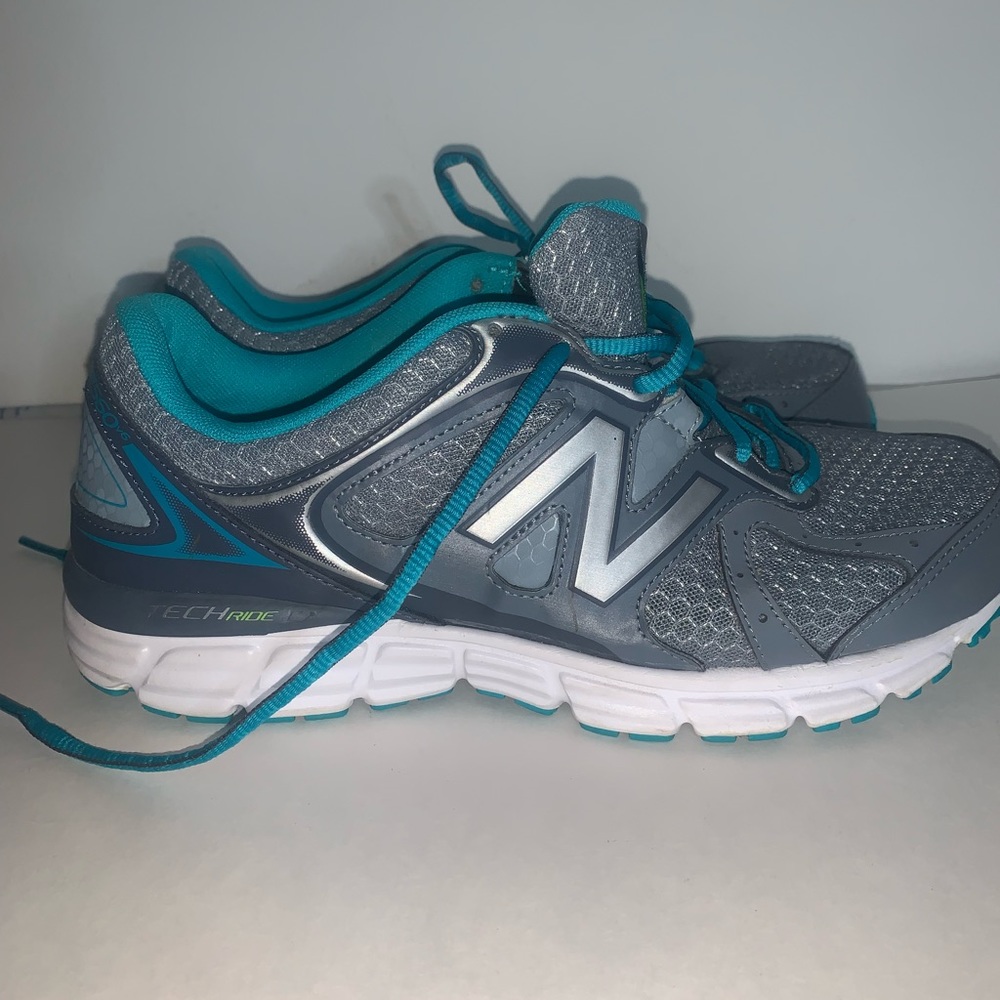 New Balance Womens 560 V6 W560LG6 Gray Blue Running Shoes Sneakers Size 9.5 D